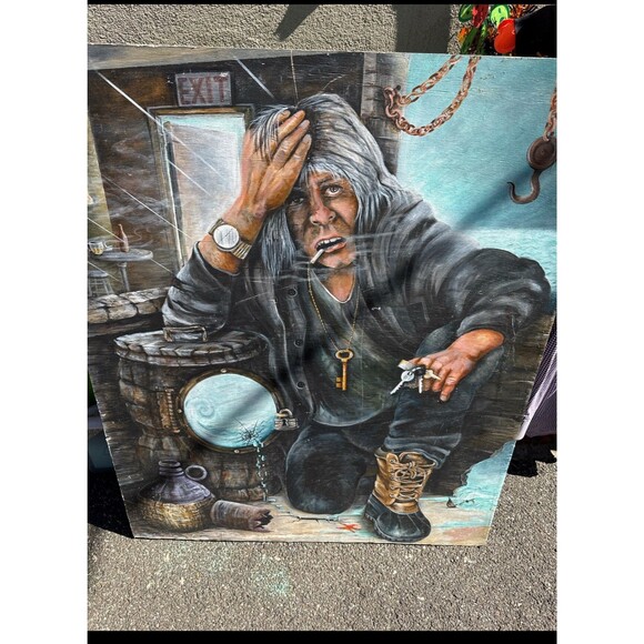 Storm Before the Calm Original Painting Deborah Ruffano Link 2001 Art - Picture 1 of 5